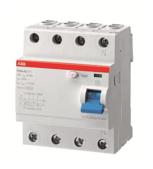 1SYF204005R1630 - F204 63A-30MA/AC RCCB - ABB