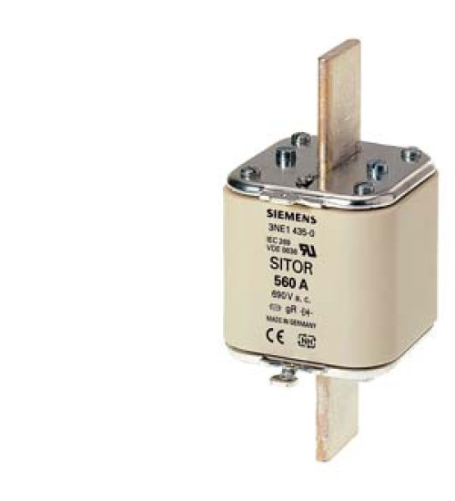 3NE14362 - SITOR fuse link, with blade contacts, NH3, In 630 A, AC 690 V, front indicator - siemens