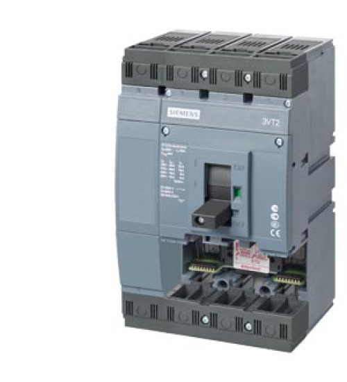 3VT2725-3AA46-0AA0 - circuit breaker 3VT2 high breaking capacity Icu=65kA, 415V AC 4-pole; circuit breaker w/o Electronic Trip Unit N connected without auxiliary release without auxiliary/alarm switch. - siemens