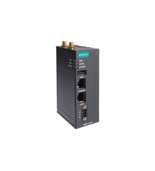 AWK-1161A-US-T, Industrial 802.11ax wireless AP with 1 10/100/1000BaseT(X) port, IP30, US band, -40 to 75°C operating temperature