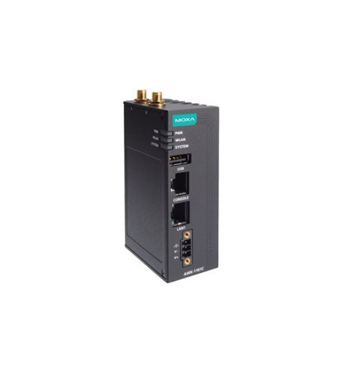 AWK-1161C-US-T, Industrial 802.11ax wireless client with 1 10/100/1000BaseT(X) port, IP30, US band, -40 to 75°C operating temperature