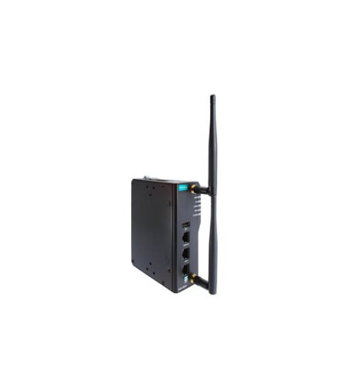 AWK-3262A-UN-T, Advanced industrial 802.11ax wireless AP/bridge/client with 1 10/100/1000/2500BaseT(X) and 1 10/100/1000BaseT(X) port, UN band, IP30, -40 to 75°C operating temperature