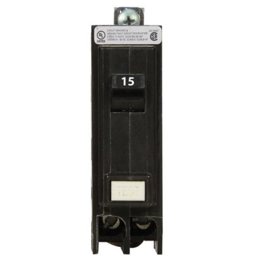 BQGF15 - Commander 15 Amp 1 Pole Bolt-On GFCI Circuit Breakers
