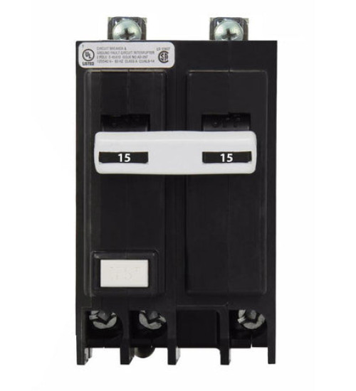 BQGF215 - Commander 15 Amp 2 Pole Bolt-On GFCI Circuit Breakers