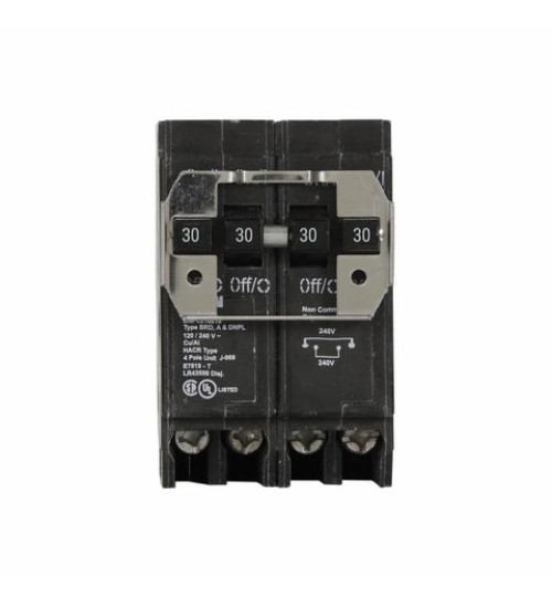 DNPL230230 - Eaton Cutler-Hammer Quad 30 Amp Double Pole & 30 Amp Double Pole Circuit Breaker