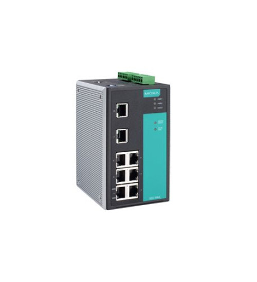 EDS-508A, Managed Ethernet switch with 8 10/100BaseT(X) ports, 0 to 60°C operating temperature