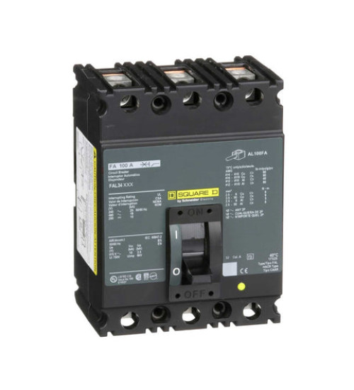 FAL34080 - Circuit breaker, FA, 480V, 80A, 3 pole | Schneider Electric