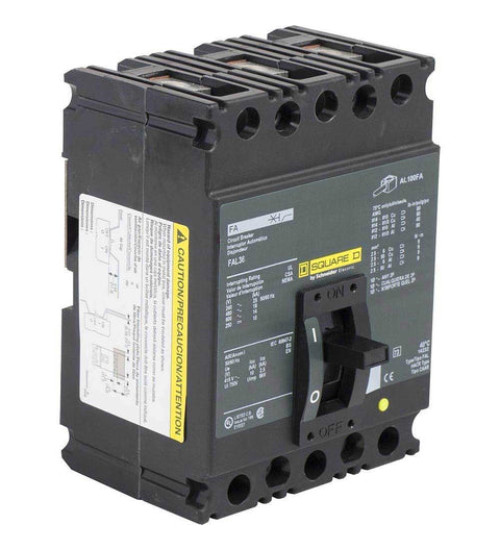 Square D FAL36080 - Circuit breaker, FA, 600V, 80A, 3 pole | Schneider Electric