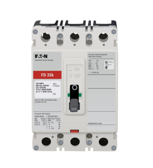 FD3225L - Eaton - Molded Case Circuit Breaker