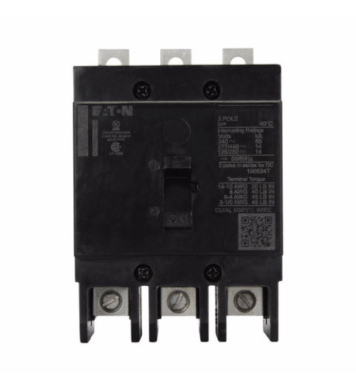 GHB3100S1 - Eaton Cutler-Hammer 100 Amp 3 Pole 480 Volt Bolt-On Molded Case Circuit Breaker