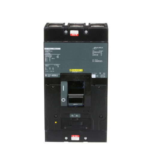 Square D LAL36300 - Circuit breaker, LA, 300A, 3 pole, 600VAC, 22kA, 250VDC, 10kA, lugs, thermal magnetic | Schneider Electric