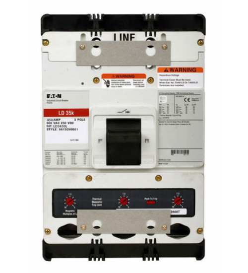LD3450L - Eaton Cutler-Hammer 450 Amp 3 Pole 600 Volt Molded Case Circuit Breaker
