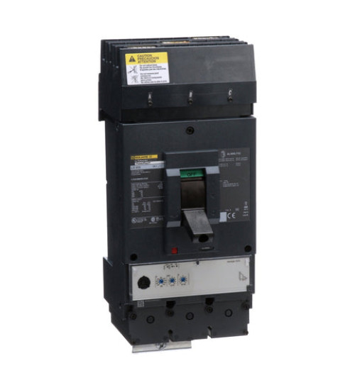 Square D LGA36400U53X - Circuit breaker, PowerPacT L, 400A, 3 pole, 600VAC, 18kA, I - Line, Micrologic 5.3E, 80%, ABC | Schneider Electric