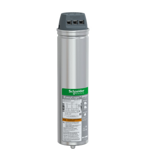 MEHVCPDY154A52 - metallized polypropylene - MPP, heavy duty, 3 phases EasyLogic PFC+ Capacitor, 15,4KVAr 525V 50Hz - Schneider Electric