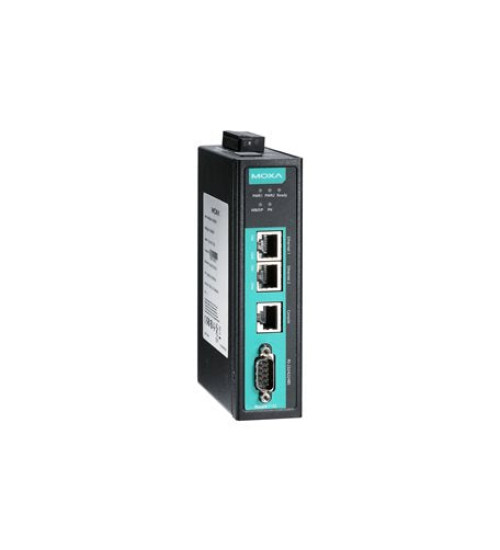 MGate 5103-T, Moxa MGate 5103-T 1-Port Modbus/EtherNet/IP-to-PROFINET Gateway, 2kV, -40 to 75C, IECEx