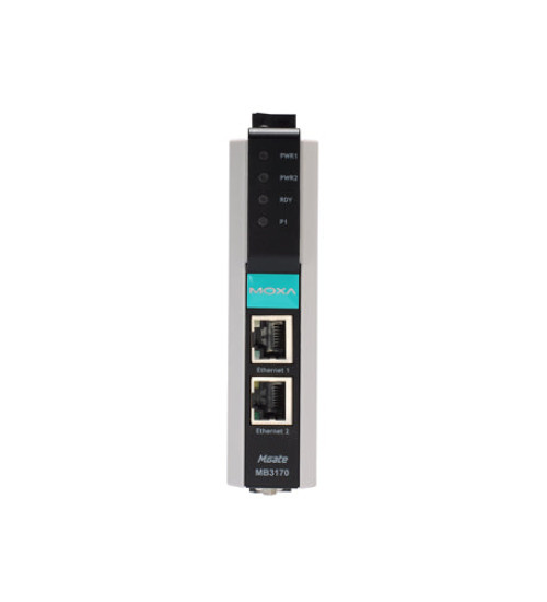 MGate MB3170, 1-port advanced Modbus gateway, 0 to 60°C operating temperature