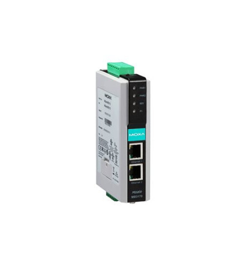 MGate MB3170I, Moxa MGate MB3170I 1-Port Adv. Modbus Gateway, 100BaseF(X) RJ45 Connector, 2kV, 0 to 60C