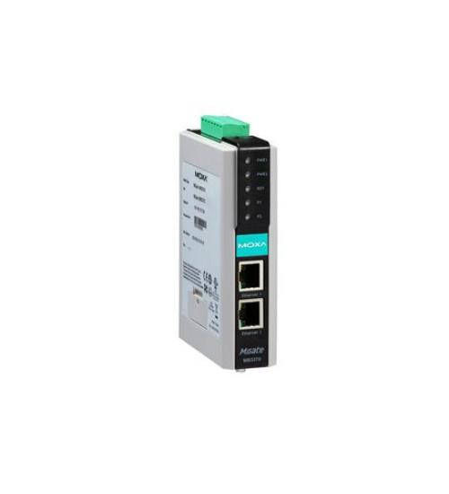 MGate MB3270-T, Moxa MGate MB3270-T 2-Port Adv. Modbus Gateway, 100BaseF(X) RJ45 Connector, -40 to 75C
