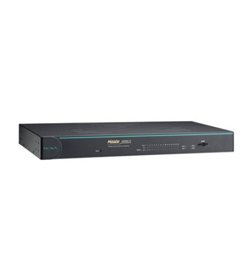 MGate MB3660-16-2DC, Moxa MGate MB3660-16-2DC 16-Port Modbus Gateway, DB9 Serial Ports, 2 LANs, Dual DC Power Input