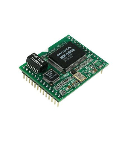 NE-4110A-T, Device server module for RS-422/485 devices, supports 10/100BaseT(x) with RJ45 connector, -40 to 75°C operating temperature