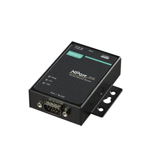 NPort 5110, 1-port RS-232 device server, 0 to 55°C operating temperature