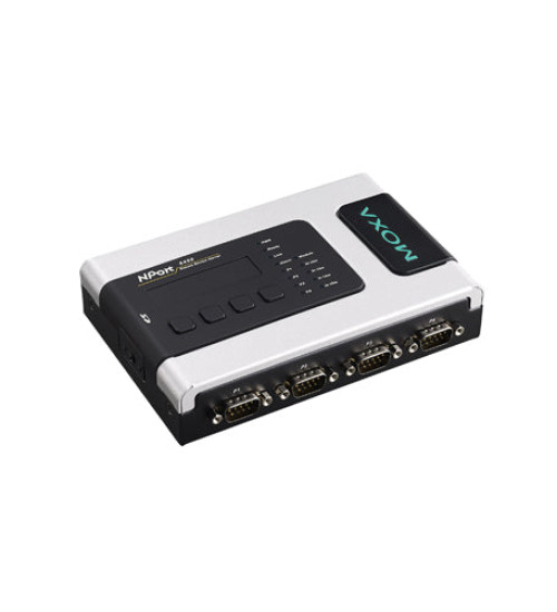 NPort 6450, 4-port RS-232/422/485 to Ethernet secure serial port server