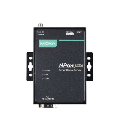 NPort P5150A, 1-port RS-232/422/485 PoE device server, 0 to 60°C operating temperature