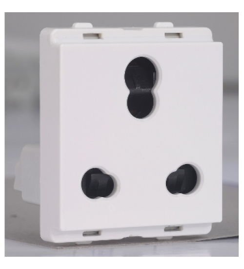 P2106_N - Socket-outlet, Livia, 2P + E, 10/16A, with shutter, white | Schneider Electric