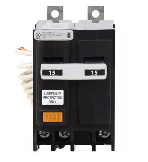 QBGFEP2015 - Eaton Cutler-Hammer 15 Amp 2 Pole Ground Fault Equipment Protection Bolt-On Circuit Breaker