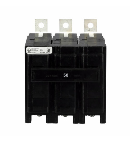 QBHW3050H - Eaton Cutler-Hammer 50 Amp 3 Pole 240 Volt Molded Case Circuit Breaker
