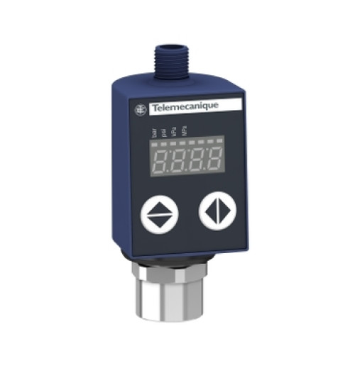XMLR010G0T25 - Electronic pressure sensors, Pressure sensors XM, XMLR 10 bar, G 1/4, 24 VDC, 4...20 mA, M12 - Telemecanique
