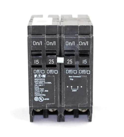 DNPL152515 - Eaton Cutler-Hammer Quad 15/25/25/15 Amp Circuit Breaker