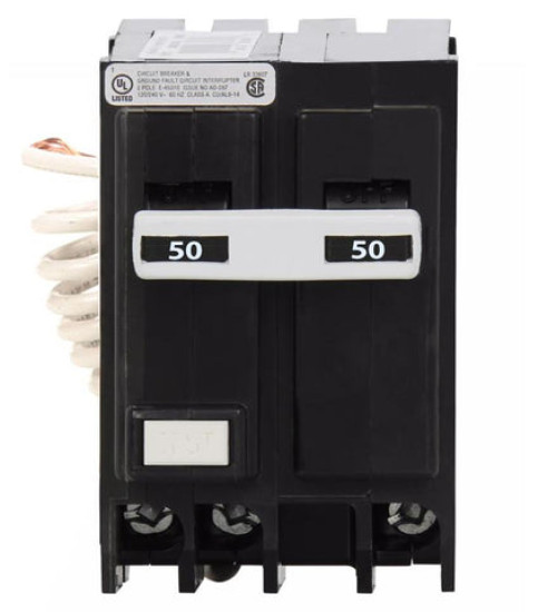 GFTCB250 - Eaton Cutler-Hammer 50 Amp Double Pole GFCI Circuit Breaker