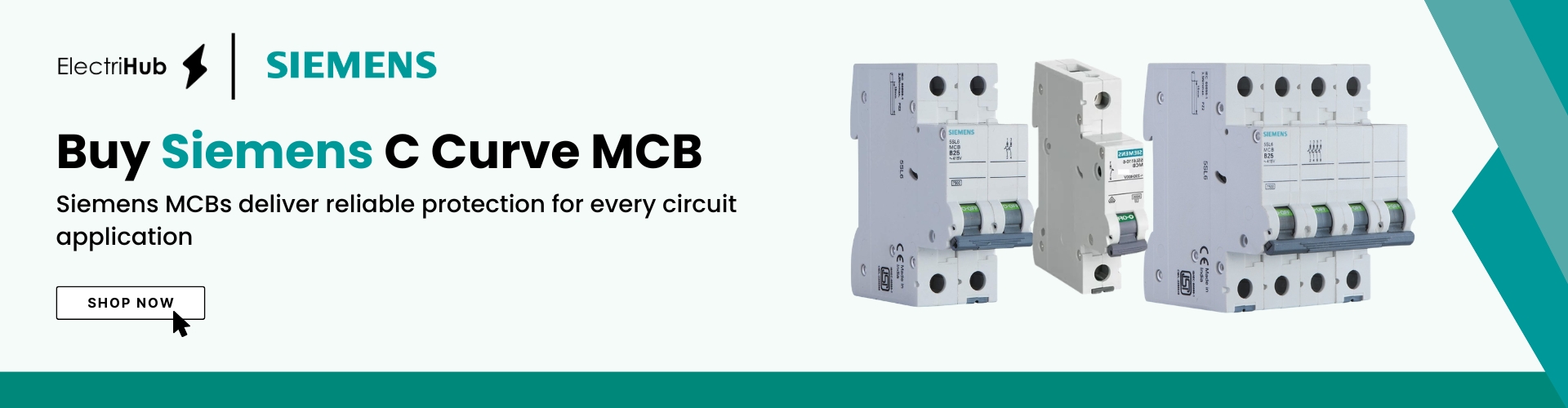Siemens C Curve MCB – Buy Siemens C Curve MCB Online | ElectriHub